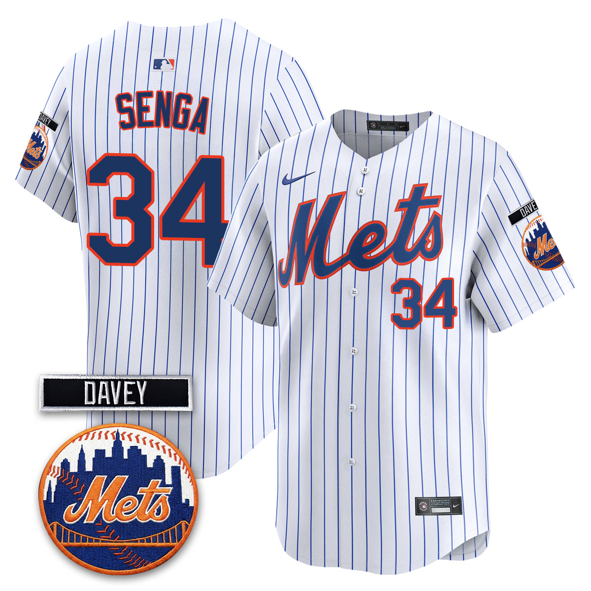 NYM 2026 Davey Johnson Memorial Vapor Limited Jersey - All Stitched