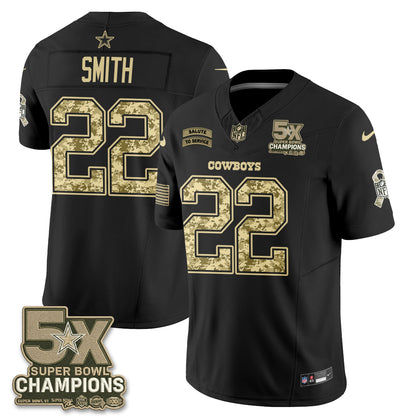 Dallas Cowboys 2026 Salute to Service V3 Vapor Jersey - Stitched