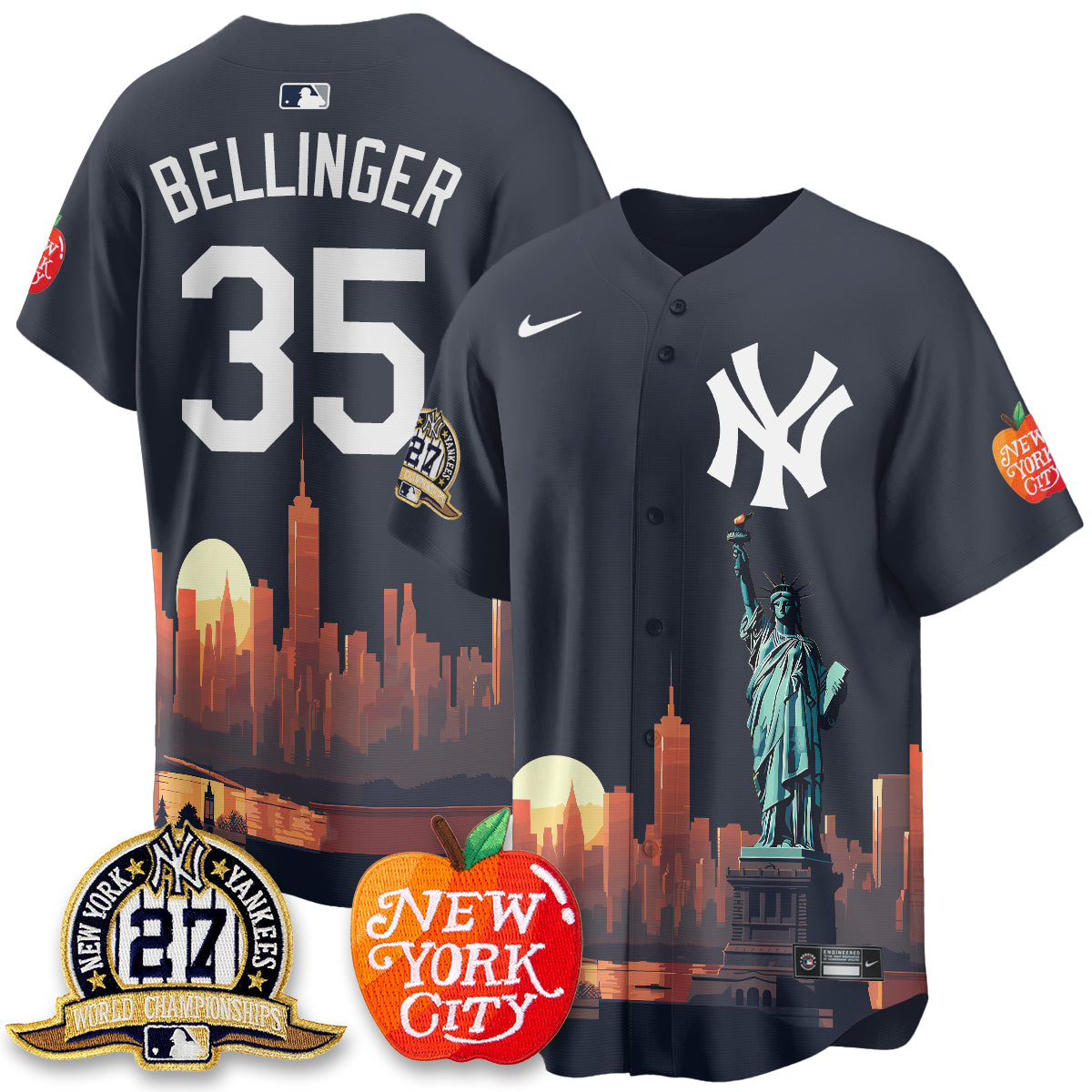 New York Yankees City Edition Vapor Jersey - Stitched