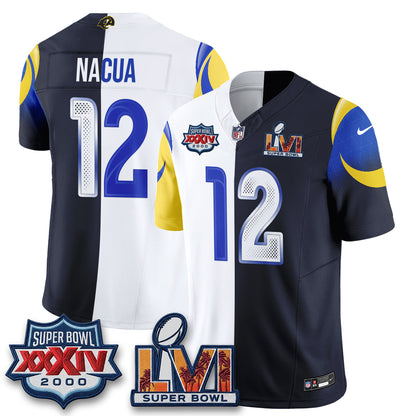 Los Angeles Rams Rivalries Split Vapor Jersey - Stitched