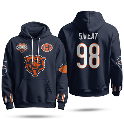Chicago Bears 2026 Rivalries Hoodie - Stitched