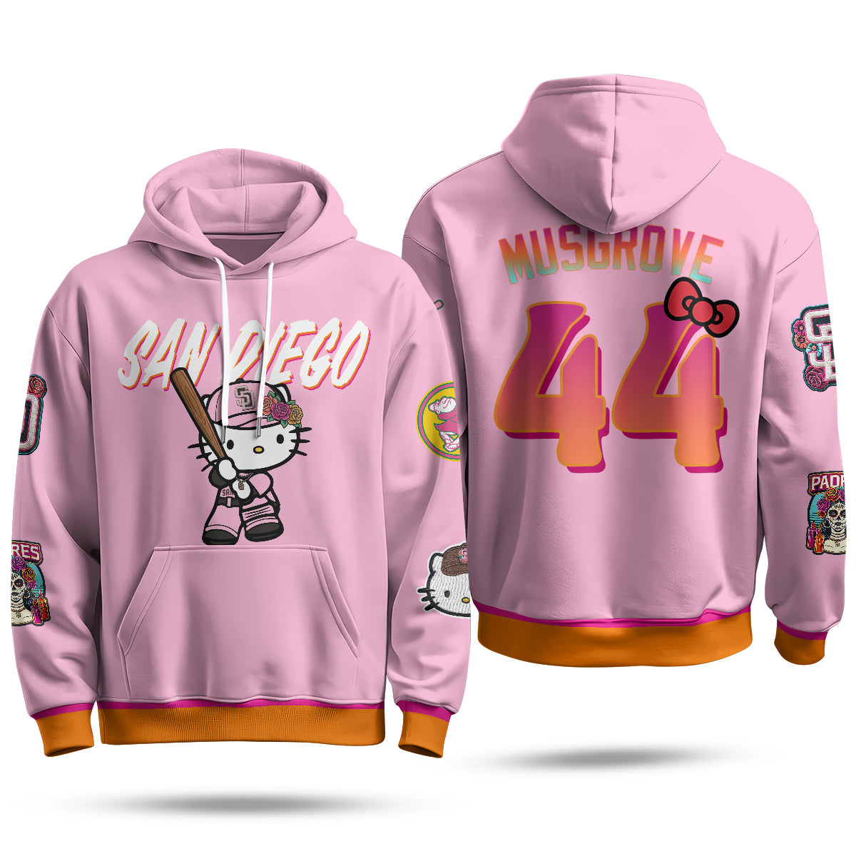 San Diego Padres x Meow KT Hoodie - Stitched