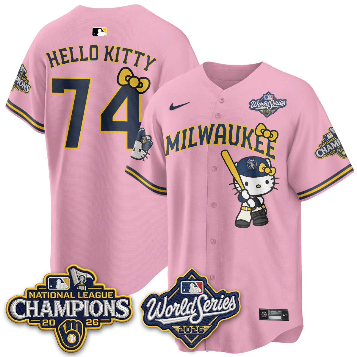 MIL 2026 NL Champions x Meow KT Vapor Jersey - Stitched
