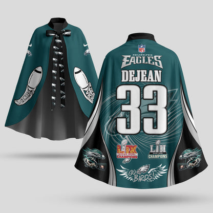 PHI Champions Edition Strap Shawl Cape - Printed
