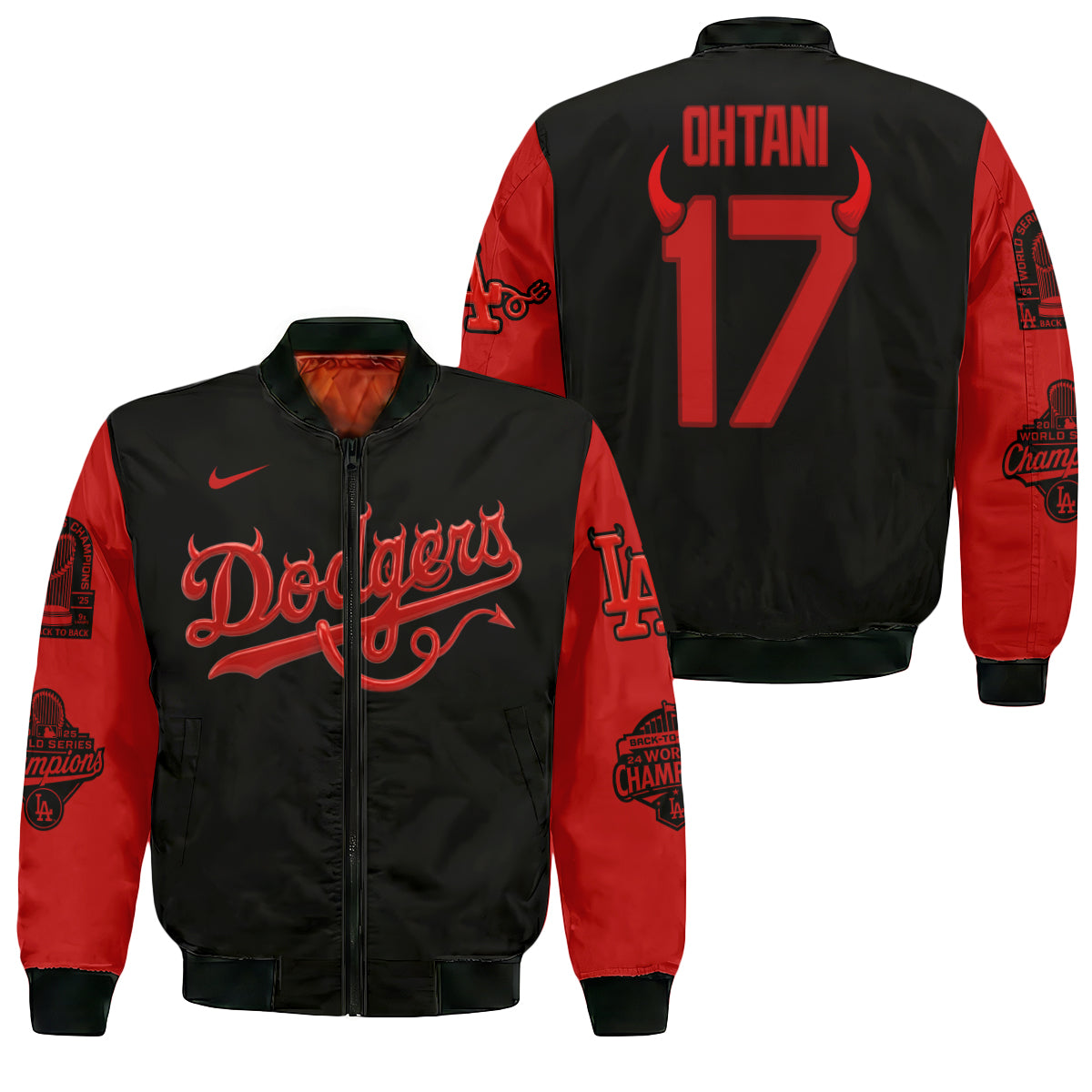 LAD Devil Limited Edition Varsity Jacket - Printed