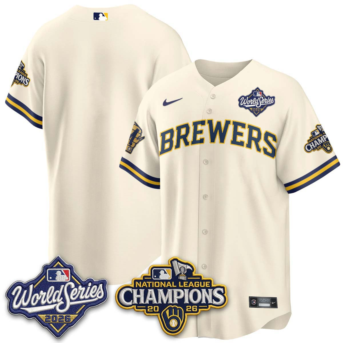 MIL 2026 NL Champions Vapor Jersey - Stitched