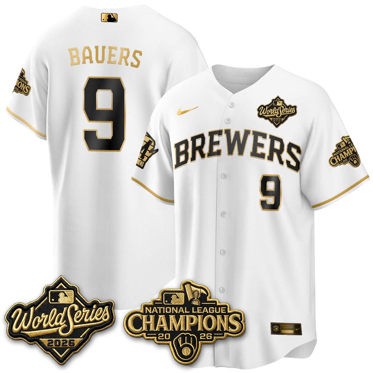 MIL 2026 NL Champions Vapor Jersey - Stitched