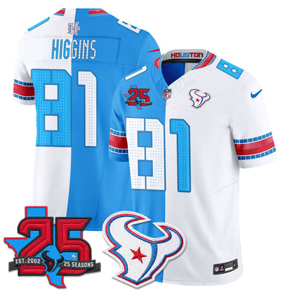 HOU 2026 Rivalries Split Vapor Jersey - Stitched