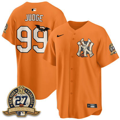 New York Yankees Halloween 2026 Vapor Limited Jersey - Stitched