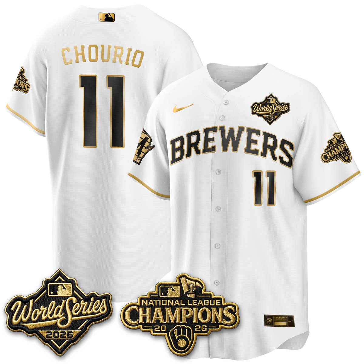 MIL 2026 NL Champions Vapor Jersey - Stitched