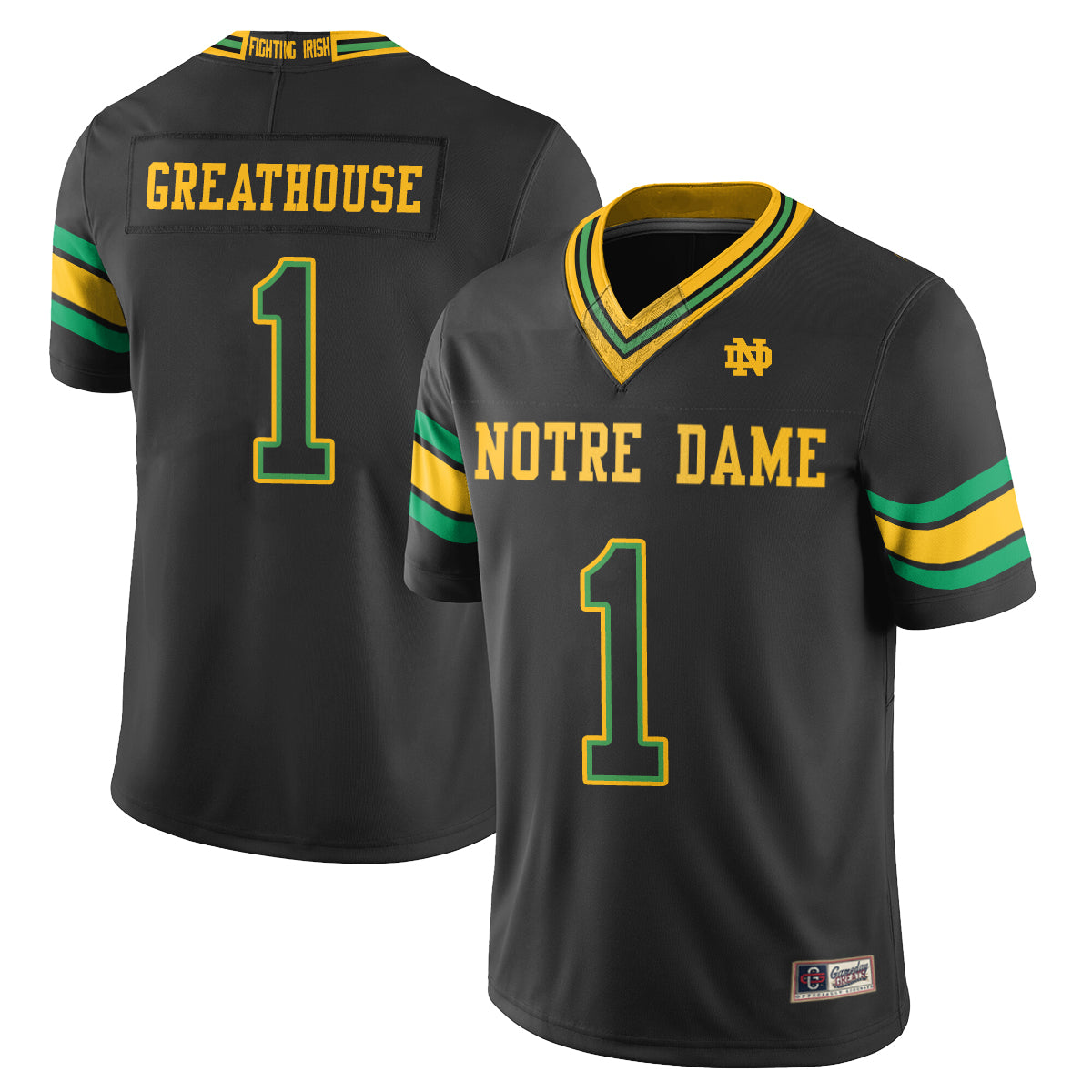 Notre Dame Fighting Irish 2026 Shamrock Series Football Vapor Jersey - Stitched