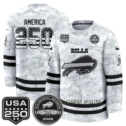 BUF 2026 Salute To Service Edition Hockey Jersey - Printed