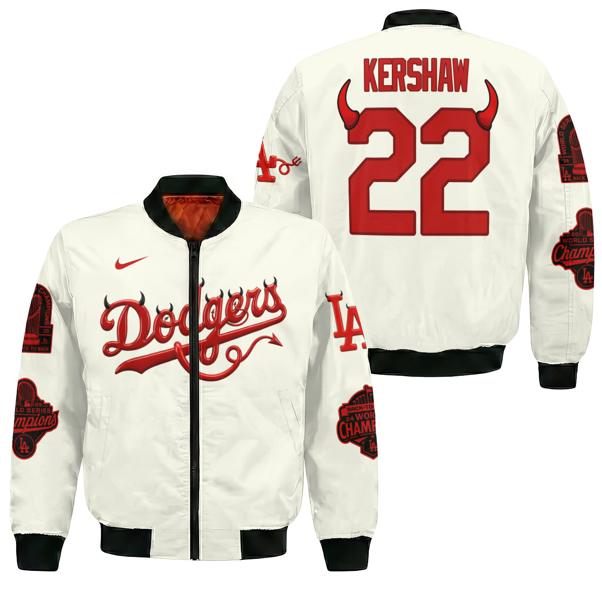 LAD Devil Limited Edition Varsity Jacket - Printed