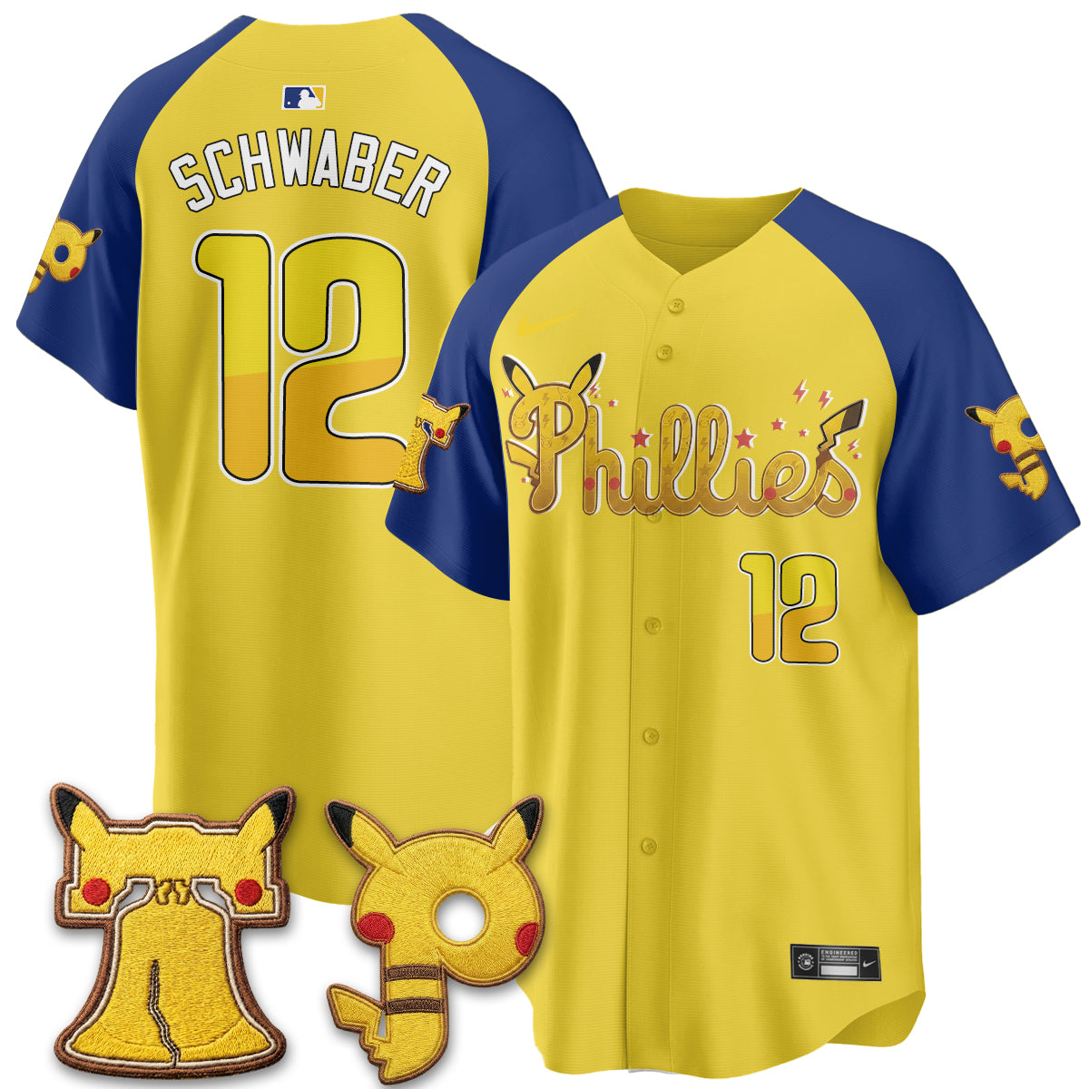 Philadelphia Phillies x PKM Edition Vapor Limited Jersey - Stitched