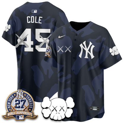 New York Yankees x KAWS Edition Vapor Jersey - Stitched
