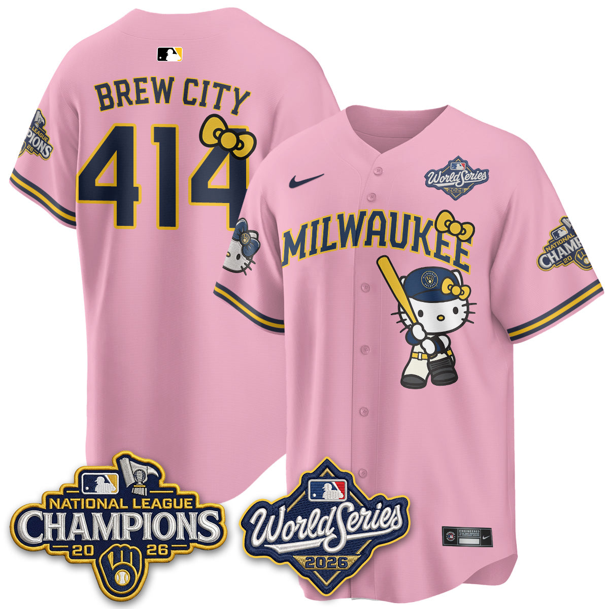 MIL 2026 NL Champions x Meow KT Vapor Jersey - Stitched