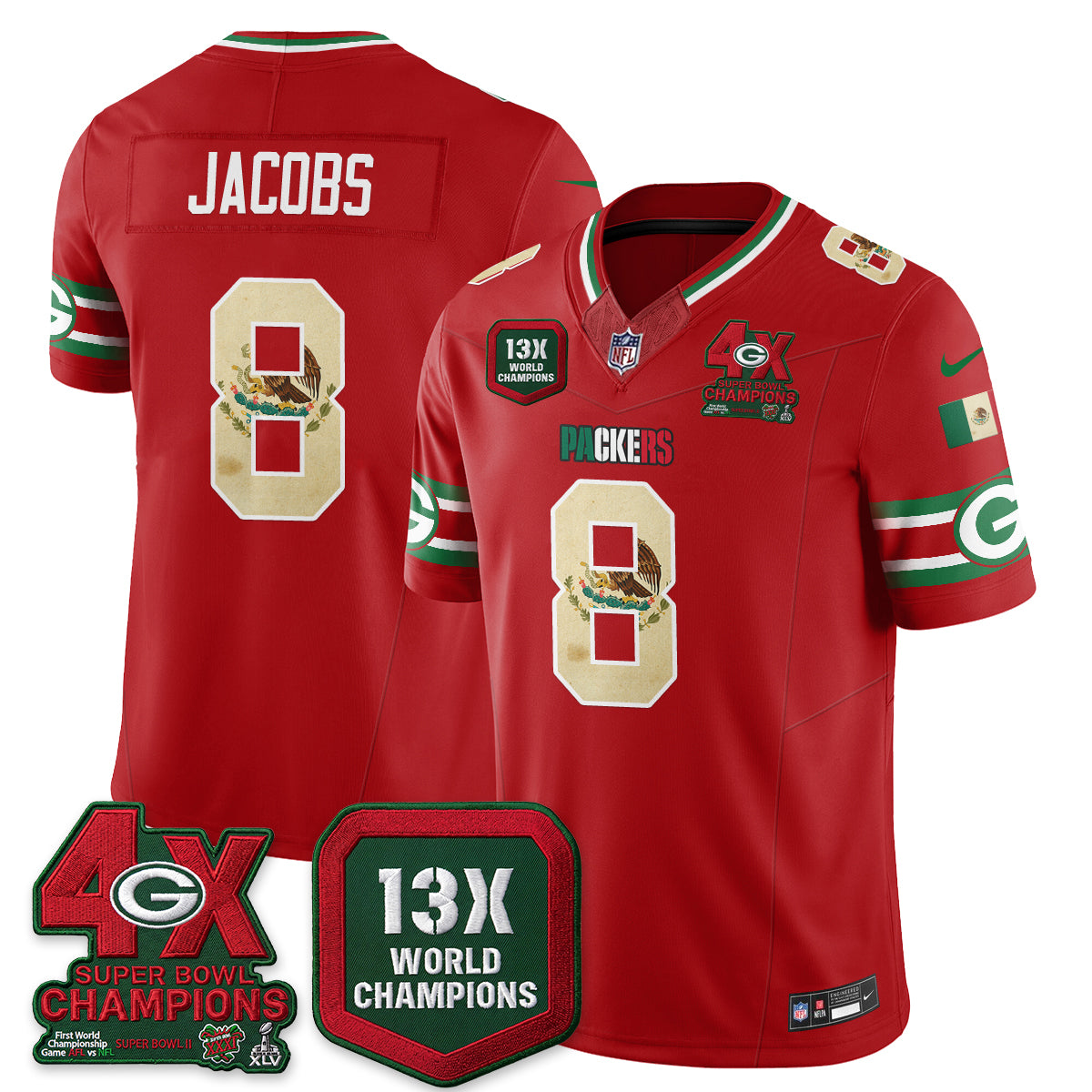GB Mexico Edition Vapor Jersey - Stitched