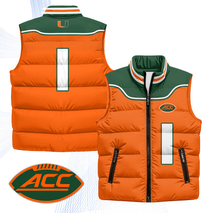 MIA 2001 Throwback Puffer Vest - Printed