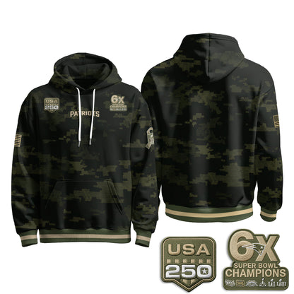 NE 2026 Salute To Service Edition Pullover Hoodie - Printed