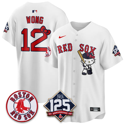 Boston Red Sox x Meow KT Vapor Limited Jersey - Stitched