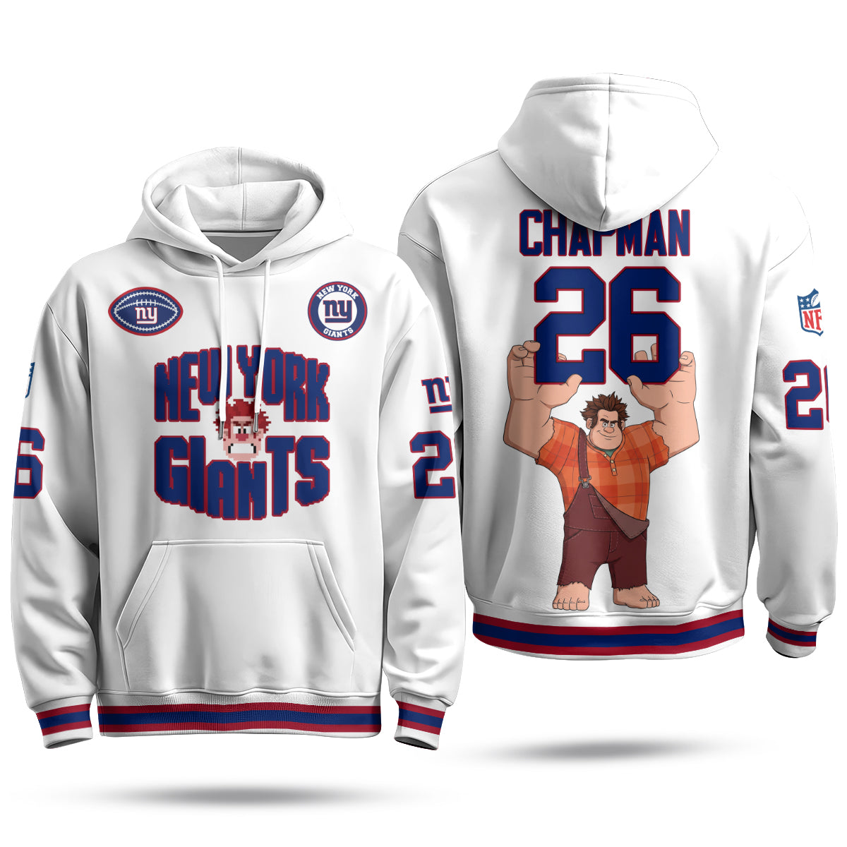 NYG x Arcade Wrecker Edition Pullover Hoodie - Printed