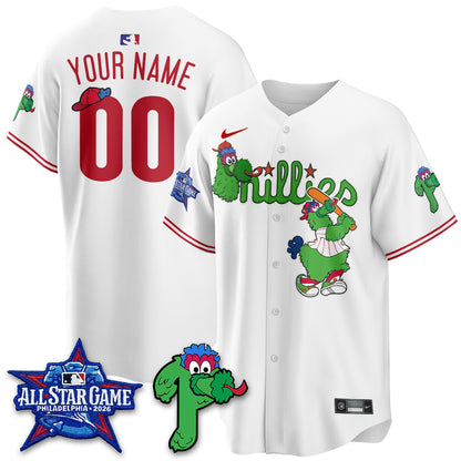 Philadelphia Phillies Phanatic Vapor Limited Custom Jersey - Stitched