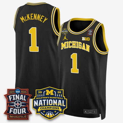 MICH 2026 NCAA Men's Basketball Champions Limited Jersey - All Stitched