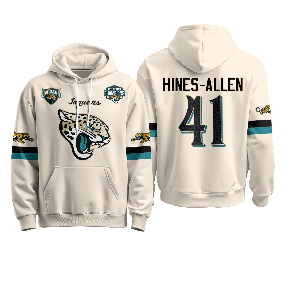 Jacksonville Jaguars 2026 Rivalries Fleece Hoodie - Printed