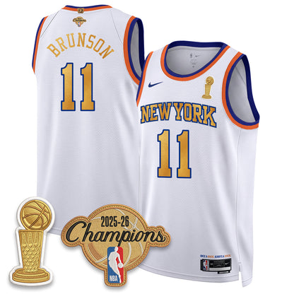 New York Knicks Champions Night Vapor Jersey - Stitched