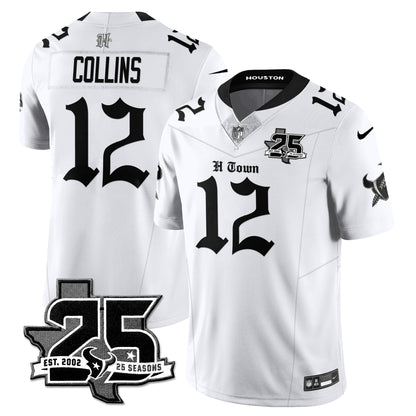 HOU 25th Seasons in 2026 Gothic Vapor Gold Edition Limited Jersey - All Stitched