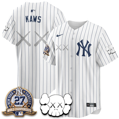 New York Yankees x KAWS Edition Vapor Jersey - Stitched
