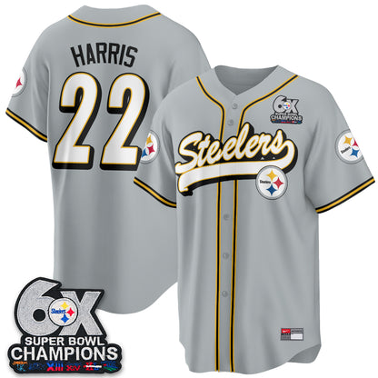 PIT 6x SBowl Baseball Vapor Jersey - Stitched