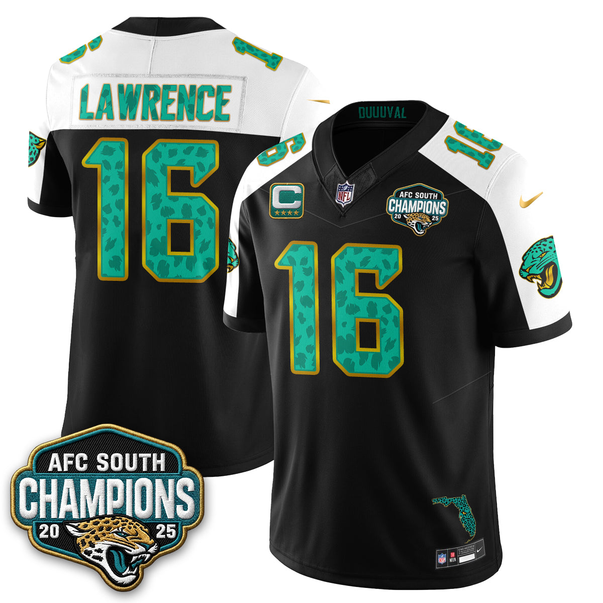 Jacksonville Jaguars Fangear Edition Vapor Jersey - Stitched