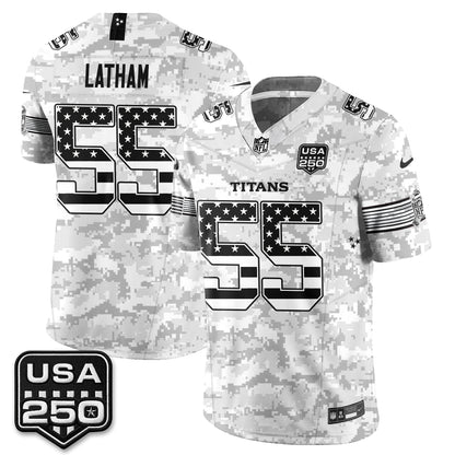 Tennessee Titans 2026 Salute to Service Edition Vapor Jersey - Stitched