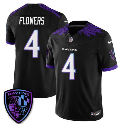 Baltimore Ravens Halloween Edition Vapor Jersey - Stitched