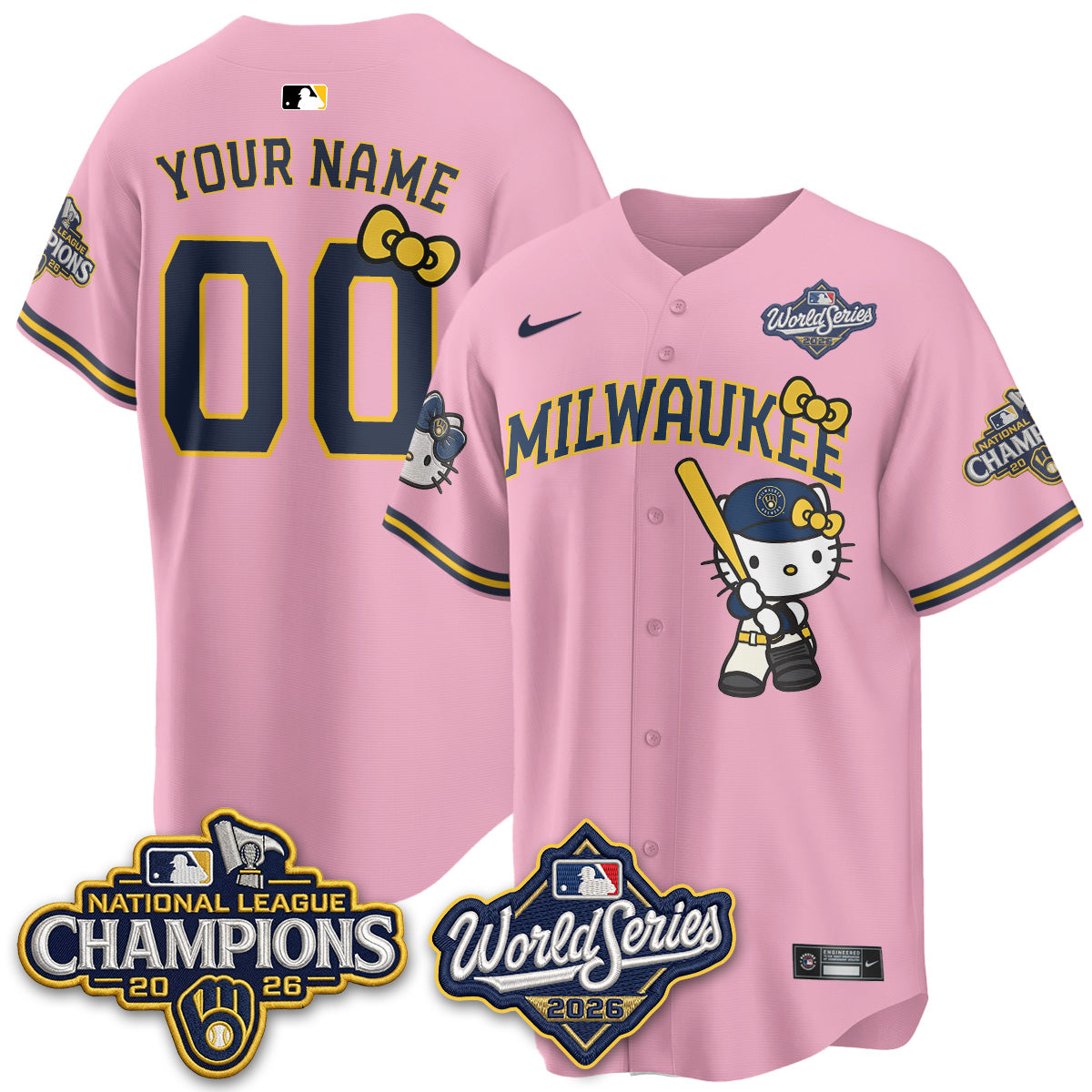 MIL 2026 NL Champions x Meow KT Custom Vapor Jersey - Stitched