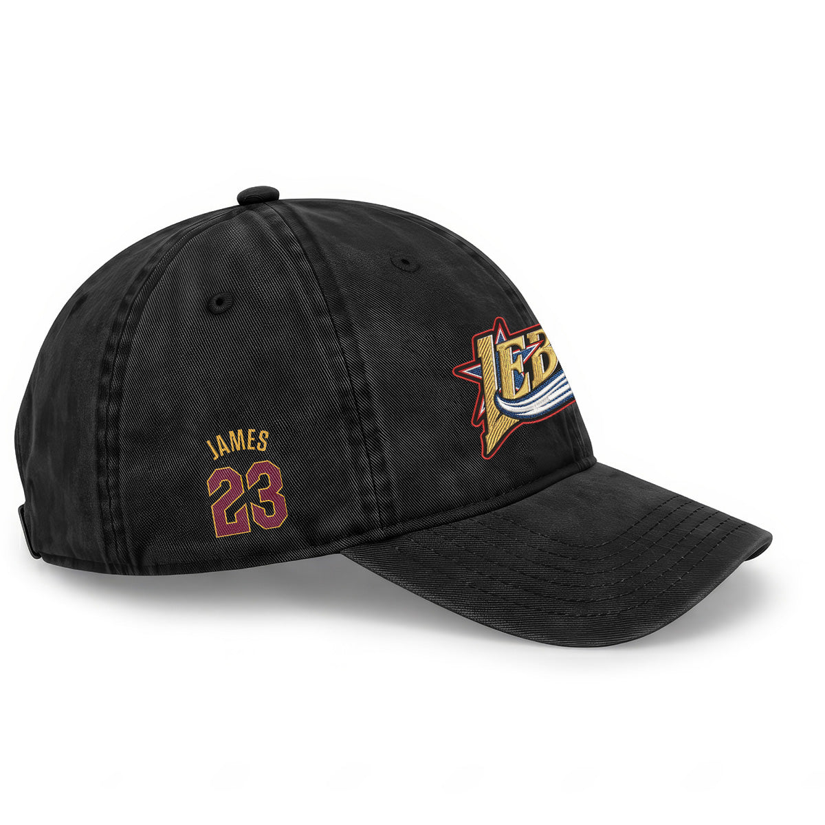 Philadelphia 76ers LeBron James #23 Wash Hat - Embroidered