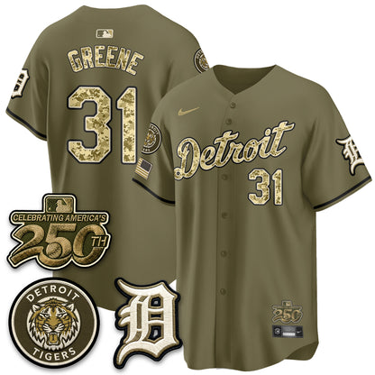 DET 2026 Armed Forces Day Jersey - Stitched
