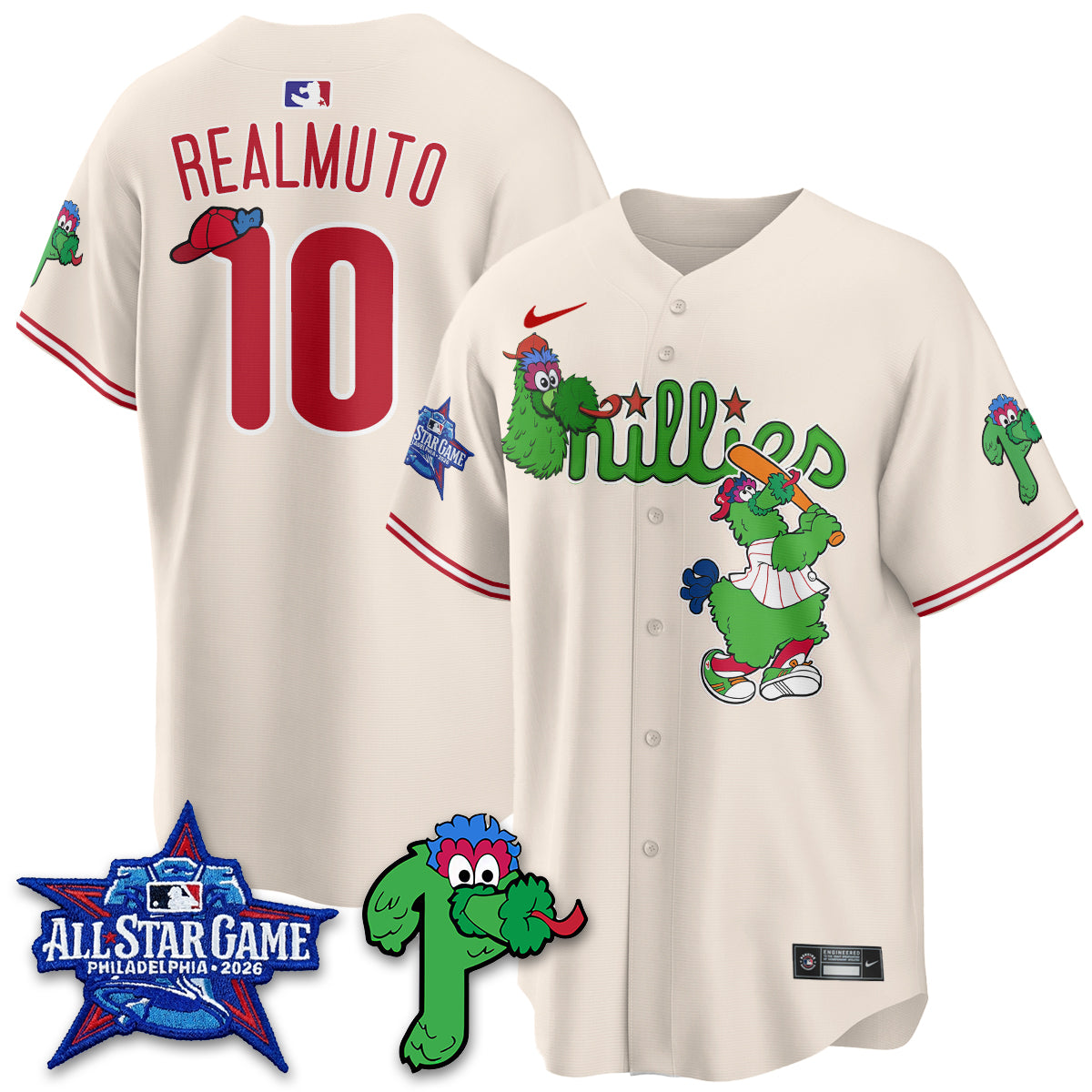 Philadelphia Phillies Phanatic Vapor Limited Jersey - Stitched