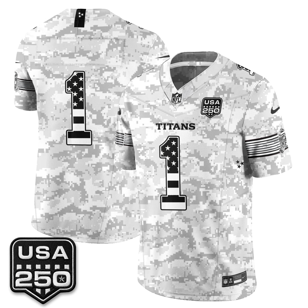 Tennessee Titans 2026 Salute to Service Edition Vapor Jersey - Stitched
