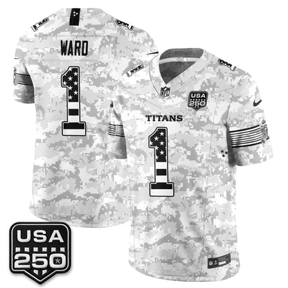 Tennessee Titans 2026 Salute to Service Edition Vapor Jersey - Stitched