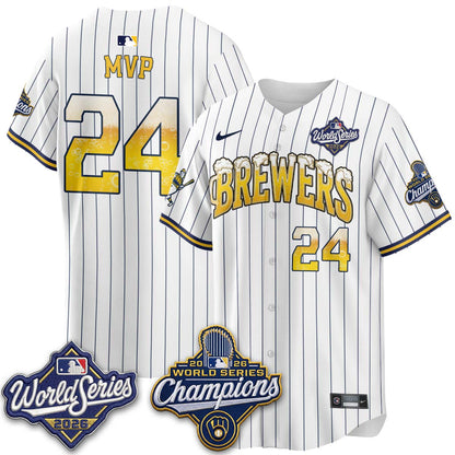 MIL "Pitcher & Pint" 2026 WS Champions Vapor Jersey - Stitched