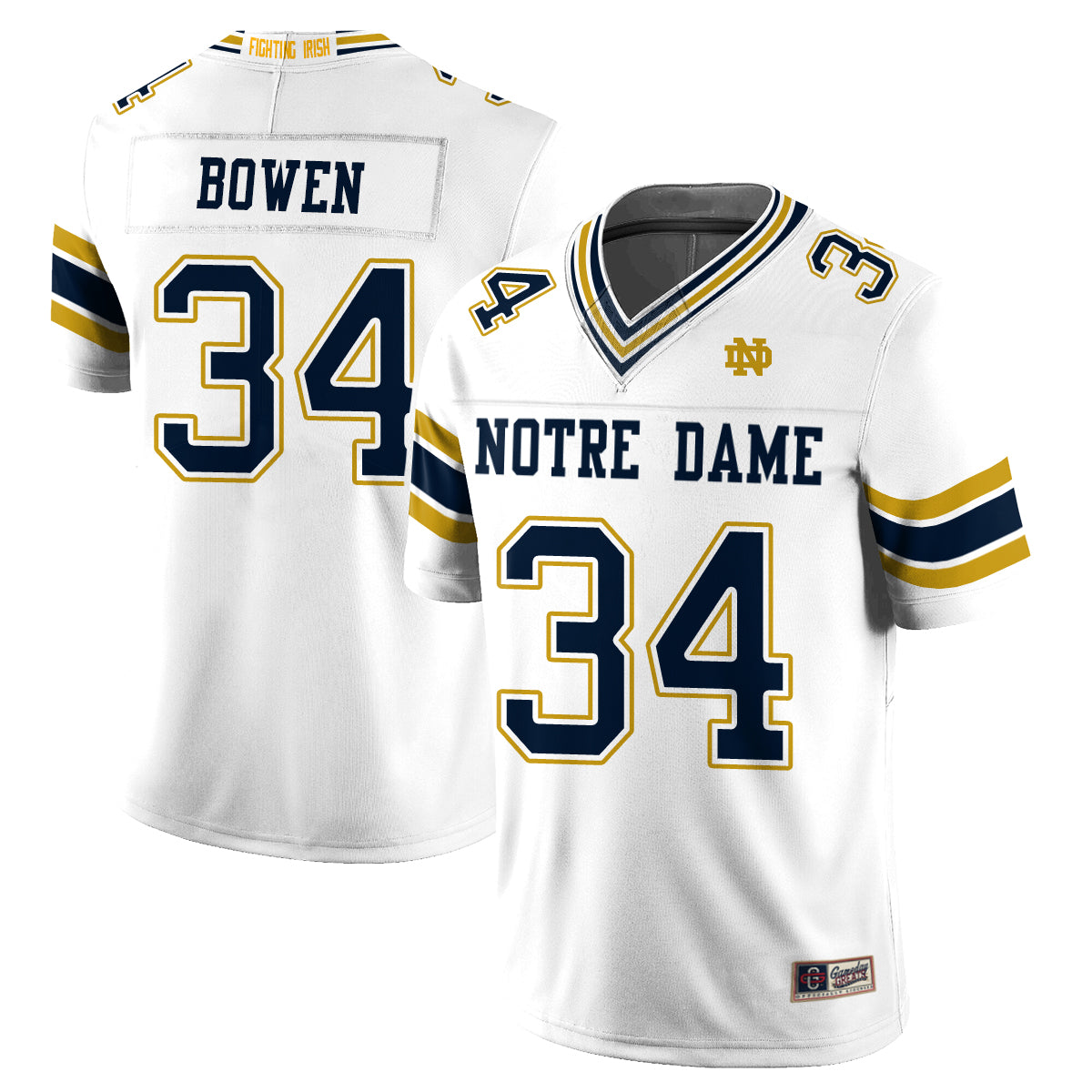 Notre Dame Fighting Irish 2026 Shamrock Series Football Vapor Jersey - Stitched
