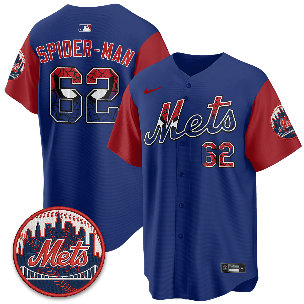 New York Mets x Web-Head Vapor Premier Limited Jersey - All Stitched V2