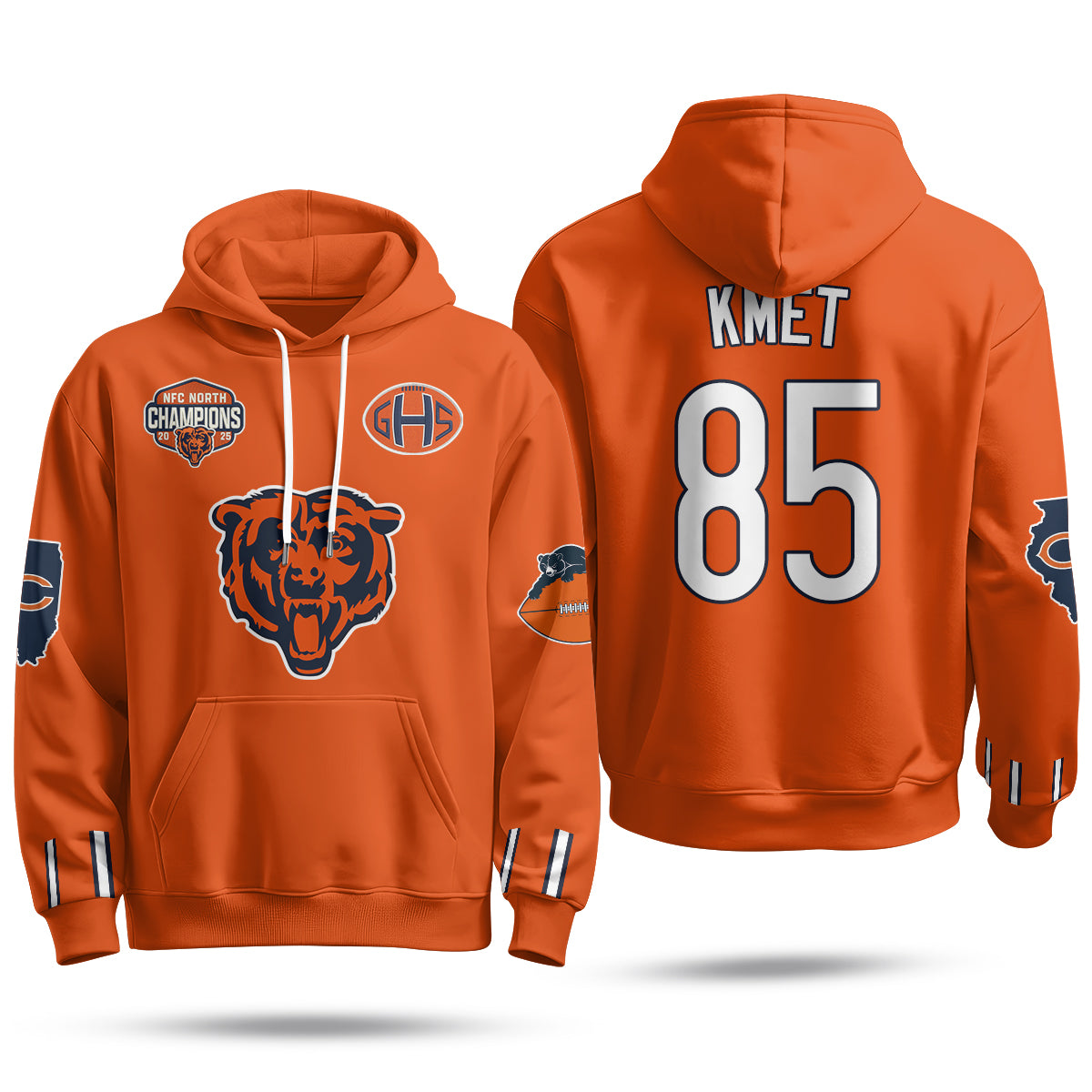 Chicago Bears 2026 Rivalries Hoodie - Stitched