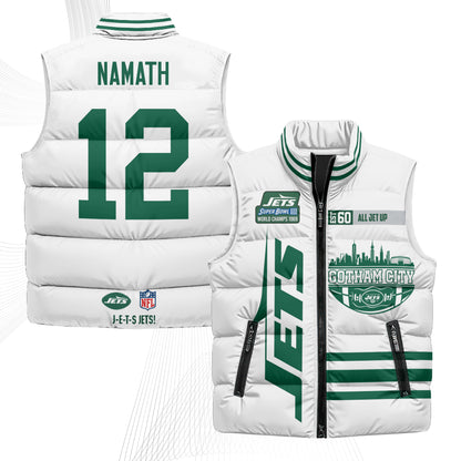 NYJ Gotham City Puffer Vest - Printed