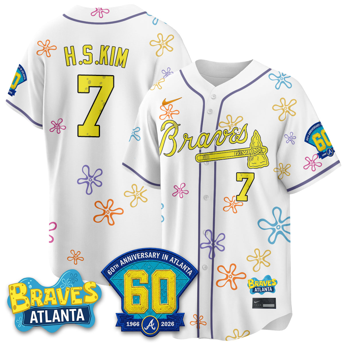 Atlanta Braves x SBSP Limited Vapor Jersey- Stitched