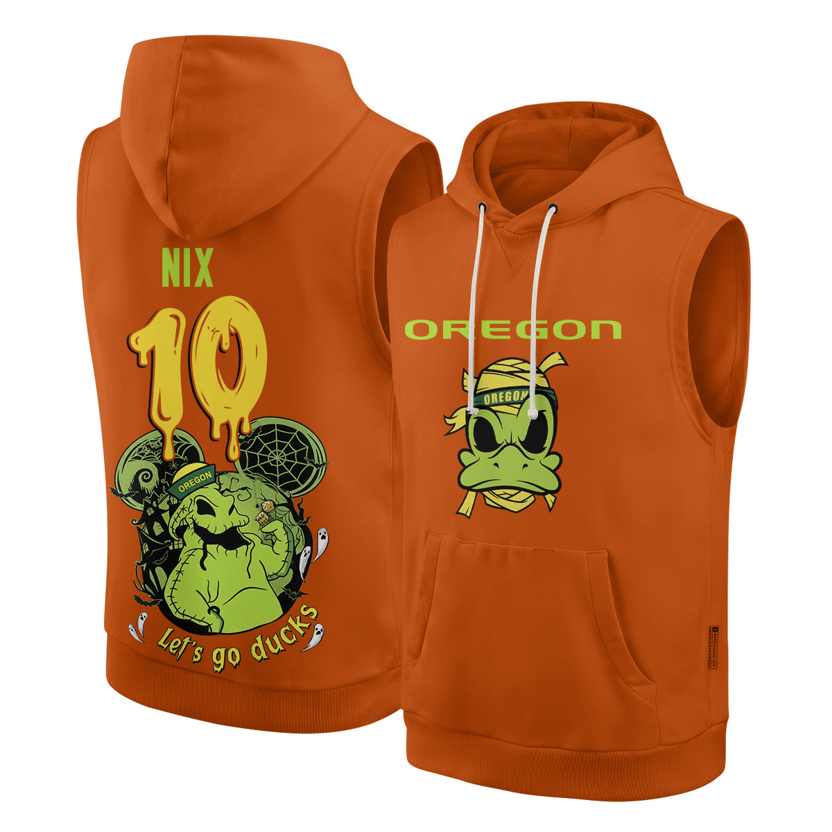 ORE x Boongie Monster Edition Pullover Sleeveless Hoodie Tank Top - Printed
