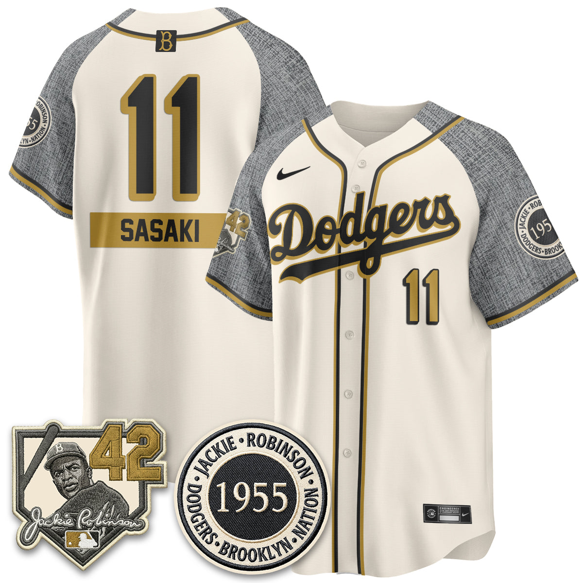 LAD 2026 New Era Jackie Robinson Vapor Limited Jersey -  All Stitched