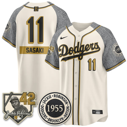 LAD 2026 New Era Jackie Robinson Vapor Limited Jersey -  All Stitched